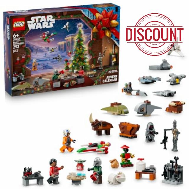 LEGO Star Wars 75456 Advent Calendar 2026 - Christmas Countdown Toy for 6+ Year Old Boys - 24 Surprises incl. 4 Minifigures