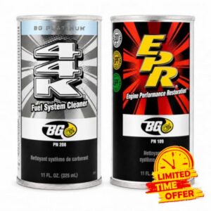 BG Platinum 44K Fuel System Cleaner and BG 109 EPR Engine Performance Restorer - 11 Fl Oz