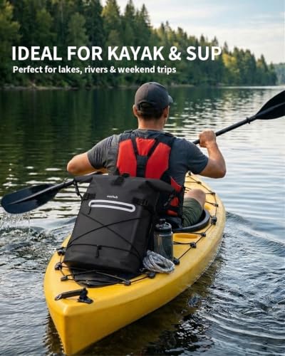 padded straps & waist belt; for kayaking