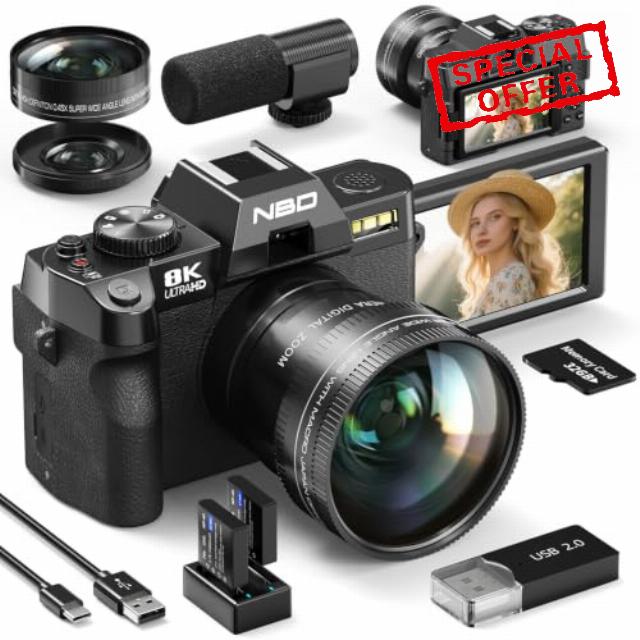 NBD 8K Digital Camera 64MP