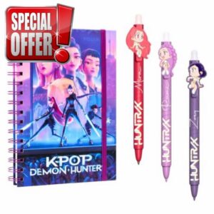 KPop Demon Hunters Stationery Set for Girls