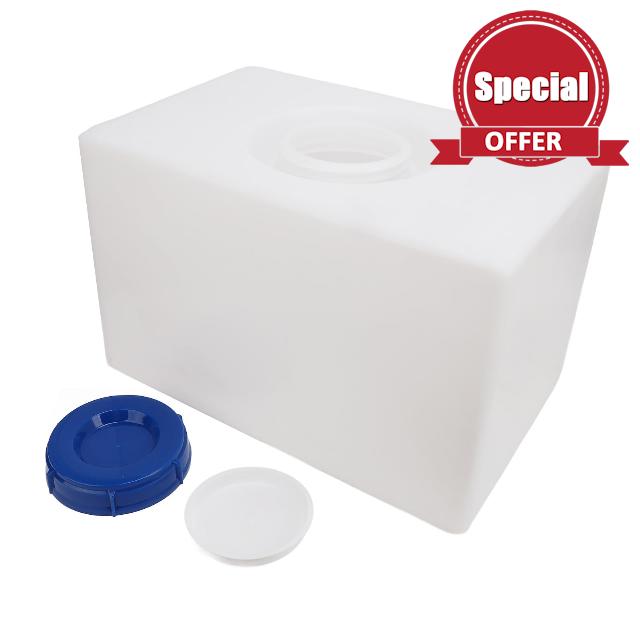 Hidyliu 16 Gallons RV Water Storage Tank Perfect Sealing Water Container for Trailers Yachts Made of Premium LLDPE