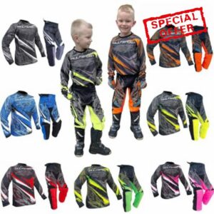 Kids MX Race Suit WULFSPORT New Junior Motocross Quad Off Road Jersey Trouser Set Motorbike Motorcycle Atv Dirt Bike Sports Racing Ki