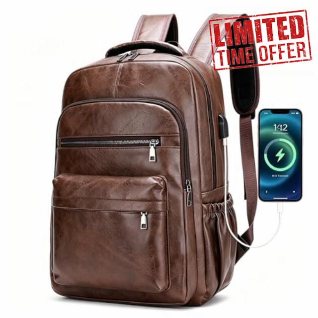 Laptop Backpack Mens Travel Backpack with USB Charging Port