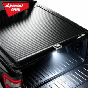 Retractable Hard Tonneau Cover for 2023-2026 Ford Ranger 5ft Truck Bed (61") Built-in Combination Lock (No Key Needed)