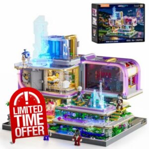 Lumibricks Cyberpunk Elite Lounge Modular LED Building Set