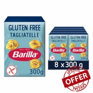 Barilla Gluten Free Tagliatelle Pasta 8x300g – Corn & Rice