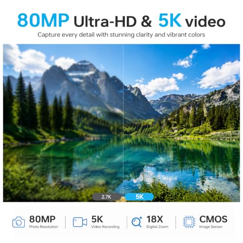 Detachable Anti-Shake Vlogging WIFI Camera