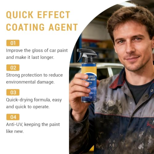 Quick Effect Coating Agent                                                          Easy Spray & Wipe Car Coating Spray for a Clean