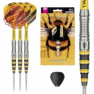 Target Darts BUZZ Steel Tip 90% Tungsten Swiss Points Professional Dart Set                                                          Swiss Points