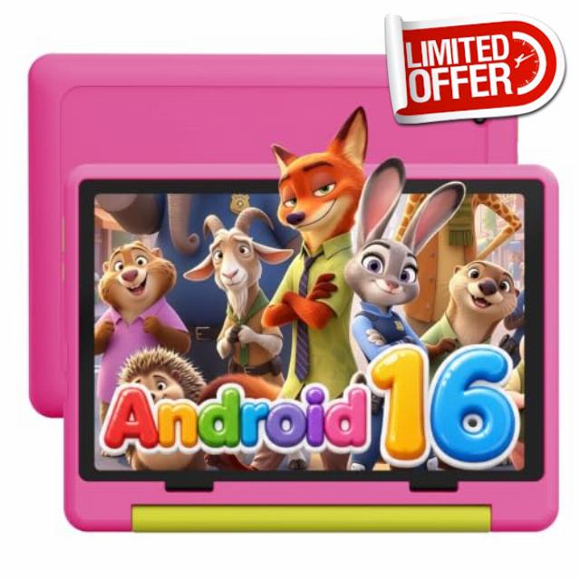 Android 16 Kids Tablet 10 Inch