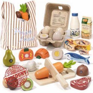 Lehoo Castle Wooden Play Food