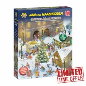 Jan Van Haasteren Christmas Puzzle Advent Calendar 2026 – Jigsaw Countdown                                                          Set of 24 x 54-Piece Jigsaws - Puzzles Advent Calendar - Gifts for Adults - Funny & Unique Jigsaws - Fun Christmas Activity