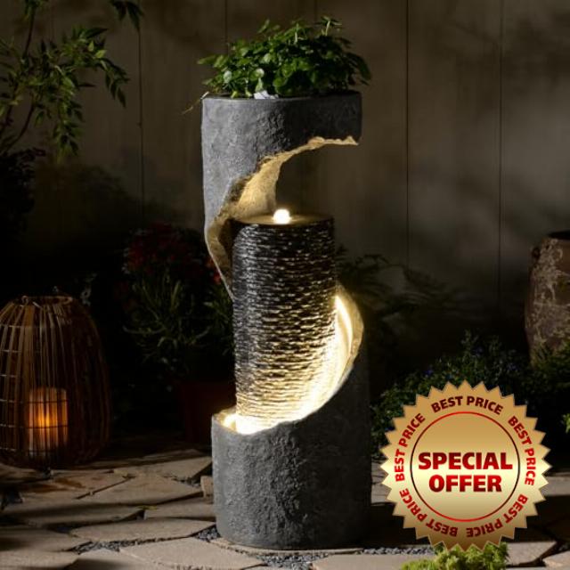 Bumilgar 90CM Bubble Water Feature Outdoor&Indoor