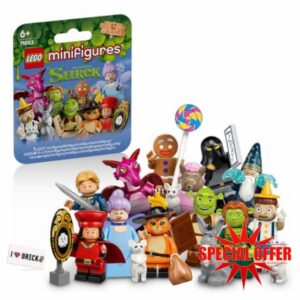 LEGO Shrek Mini Figures Series - Complete LEGO Figures Series (LEGO 71053)                                                          LEGO 42233 Complete Set with All 12 Figures Including Tile - Shrek