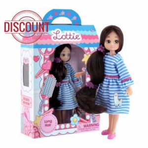 Lottie Long Hair Doll | Dolls Figures for Girls & Boys | Kids Toys & Gifts                                                          Lottie Doll figure with long brunette hair for styling fun looks