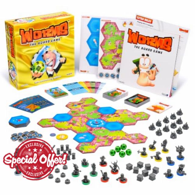 Mantic Games Worms The Board Game 30th Anniversary Edition