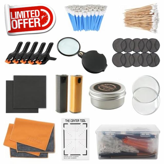 227 Pcs Card Care Clean Kit - Card Repair Polishing Kit with Cleaning Spray Polishing Cream