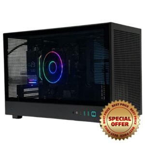 Windows 11 Pro CORE i7 12TH GEN 2TB SSD 32GB RAM Desktop PC SFF WIFI 4K HDMI CH260 Micro-ATX Black Black Case