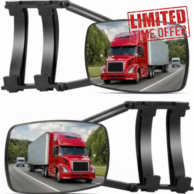 Universal Caravan Towing Mirrors Pair