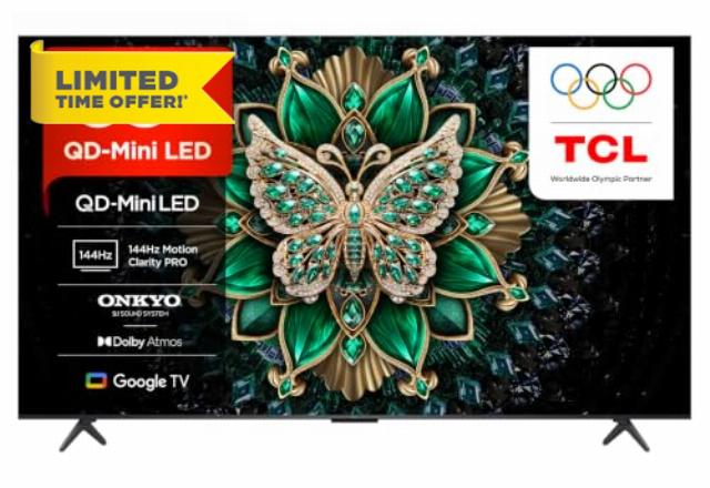 TCL 65C6K-UK 65 Inch QD-Mini LED TV
