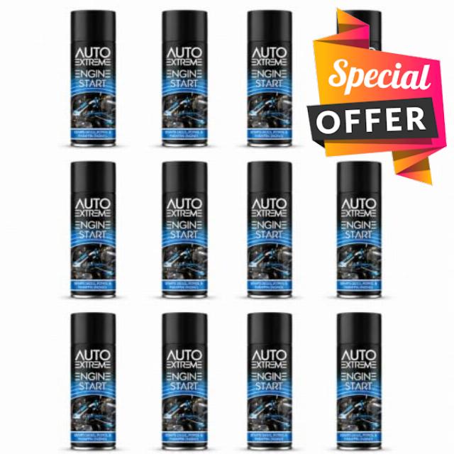 Easy Start Engine Spray 250ml Pack Of 12                                                          Cold Start Aerosol