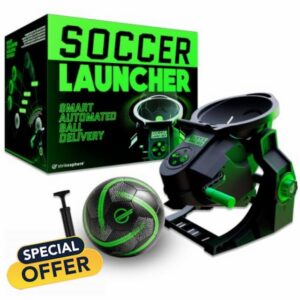 strikesphere Soccer Launcher with batteries