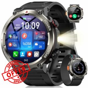 Blackview Military Smart Watch for Men Answer/Make Call