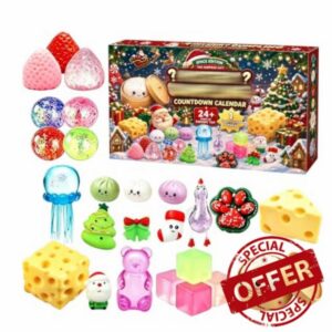 Christmas Squishy Advent Calendar 2026 (C&02)                                                          Fidget Christmas Countdown Calendar