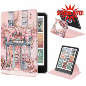 Magnetic Stand Case for 7'' Kindle Paperwhite 12th Gen 2024                                                          360° rotating stand