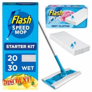 Flash Speedmop Wet Mop Floor Cleaner Starter Kit 1 Mop
