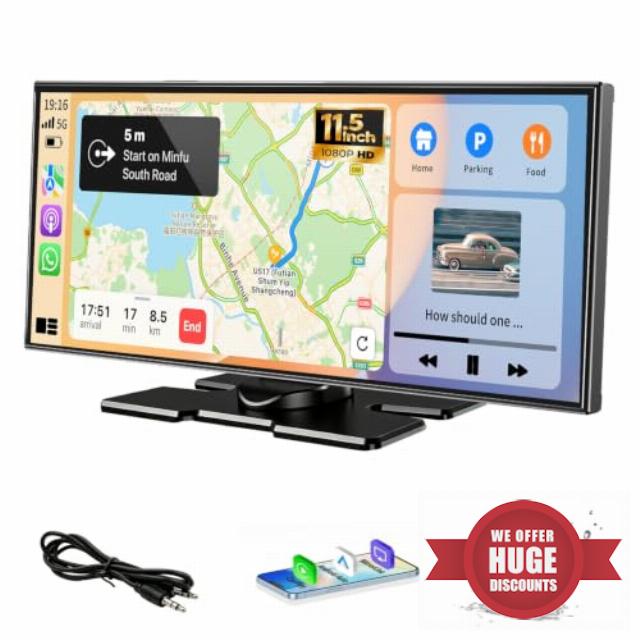 11.5" Wireless CarPlay Android Auto Screen