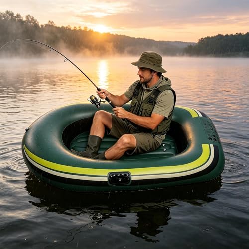 Portable Floating Vessel | Fishing Recreation Use Implements Stable Water Navigation System