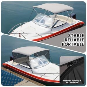 600D Polyester Waterproof Sun Shade with 25mm Aluminum Frame