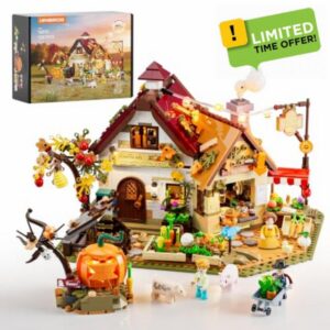 Lumibricks Halloween Autumn Farmhouse Building Set