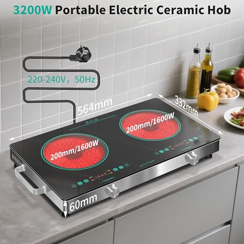 Built in Electric Hob with Safety Lock & 4 Hour Timer