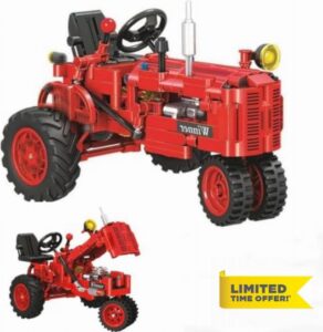 Retro Tractor Building Set