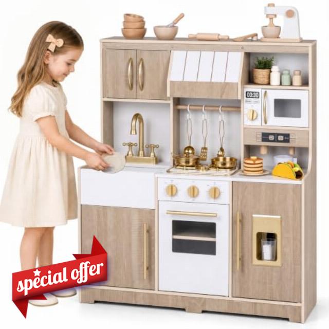 COSTWAY Kids Play Kitchen