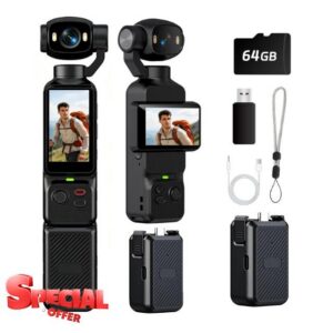 Handheld Pocket Action Camera with Charging Case