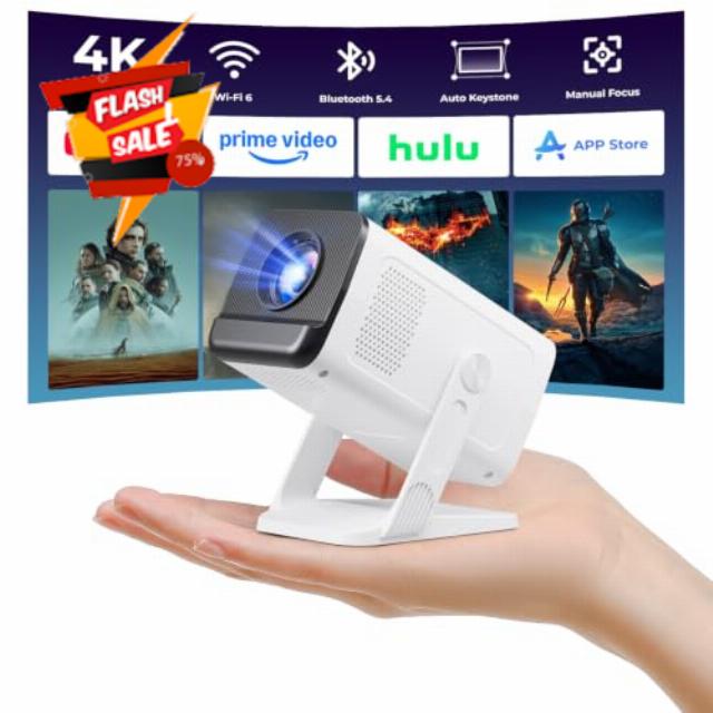 Mini Projector Portable 2026 Upgraded Built in Apps Android 14