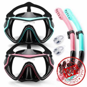 Dry Top Snorkel Set Adults