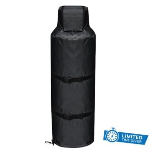 Insulated Propane Tank Cover 100lb Gas Can Thermal Protection                                                          UV-Resistant Propane Tank Cover for Winter Camping Barbecue Industry Garden Garage Automotive