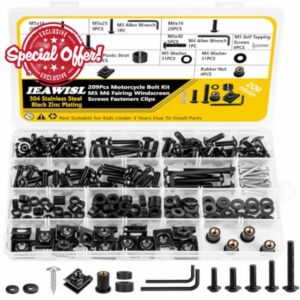 209PCS Motorcycle Fairing Bolt Kit