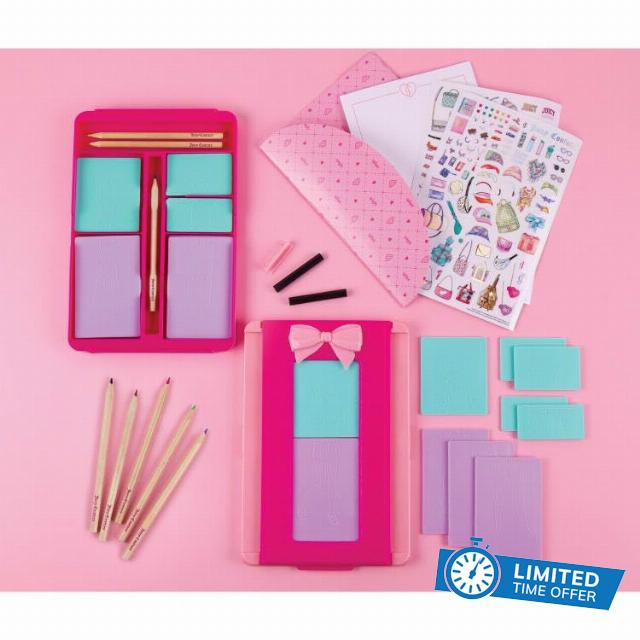 New|| Kids Fashion Exchange Design Tablet Playset for Girls | Creative Fashion Designer Drawing Toy | Pretend Play Styling Activity Set | Art & Design Toy for Children | Imaginative Gift.||