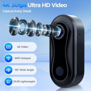 WiFi Wearable Mini Camera