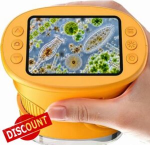 1000X Handheld Digital Microscope for Kids with 2.0" IPS Display – Portable Pocket Science Explorer Kit