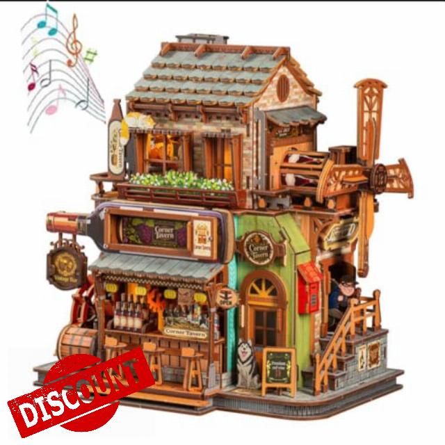 DIY Miniature Dollhouse Kit Book Nook Kit