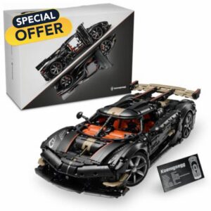 LEGO Technic Koenigsegg Sadair's Spear Megacar - Car Model Kit for Adults - STEM Set w/ V8 Engine