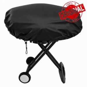 BBQ Grill Cover for Char-Broil Grill2Go X200 25409200                                                          210D Oxford Portable Waterproof UV Resistant Barbecue Protector Dustproof Folding Gas Grills Drawstring Easy Storage