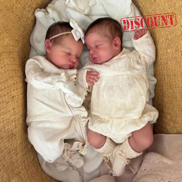 Anano Reborn Baby Dolls Twins Full Body 19 in Realistic Baby Doll Twin Girl                                                          Realistic Reborn Baby Dolls Twins Girl